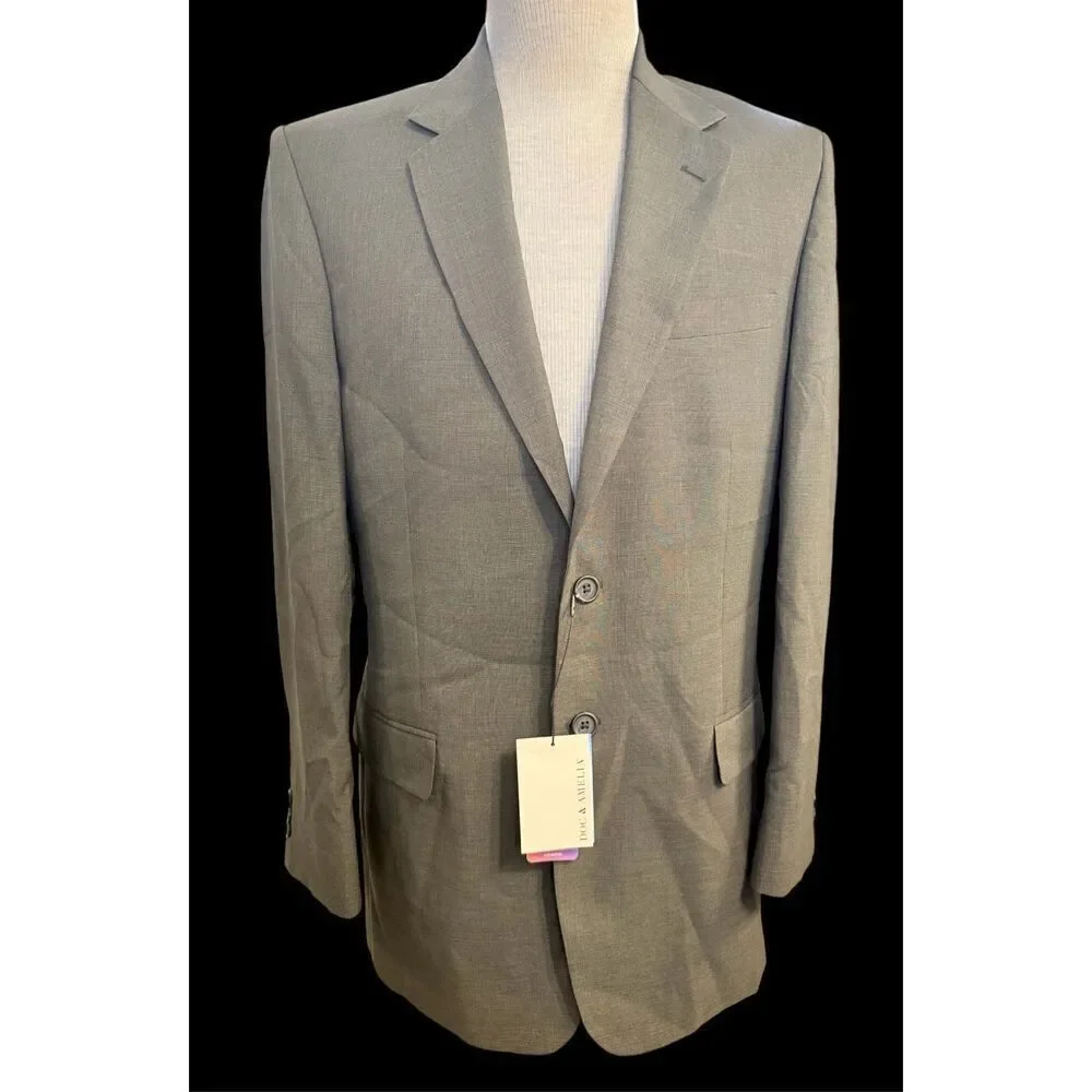 NWT Doc & Amelia Aerocool Blazer Sports Coat Sz. 40 Recycled Sustainable Brown T